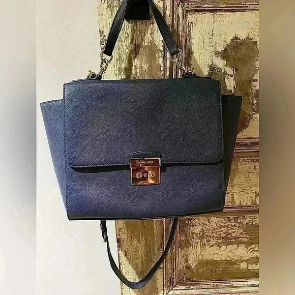 Michael Kors Brandi Top Handle Satchel, admiral blue - Picture 4 of 8